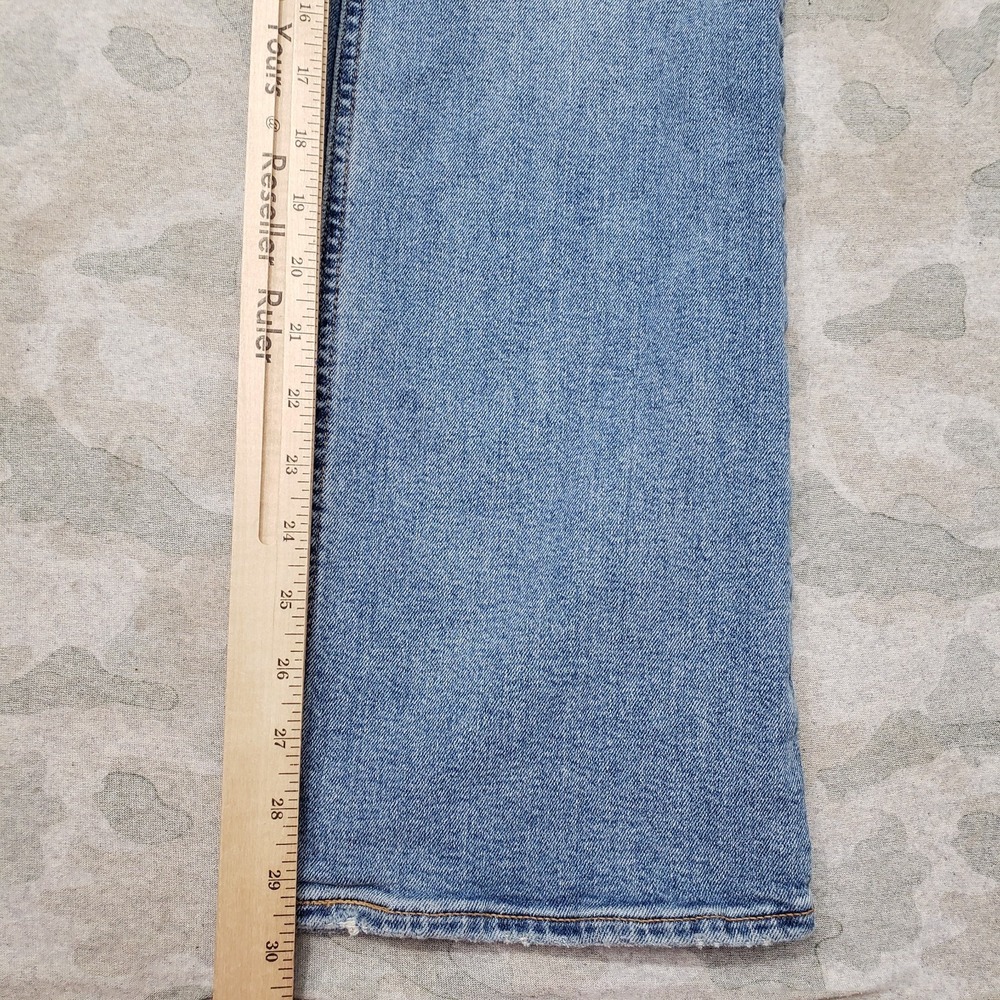 Levi's Jeans Womens 28 Blue Super low Boot Denim Medium Wash Stretch - Picture 3 of 13